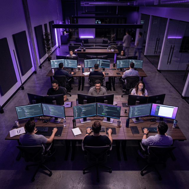 Cornor Tech Pvt. Ltd workspace โ engineers collaborating